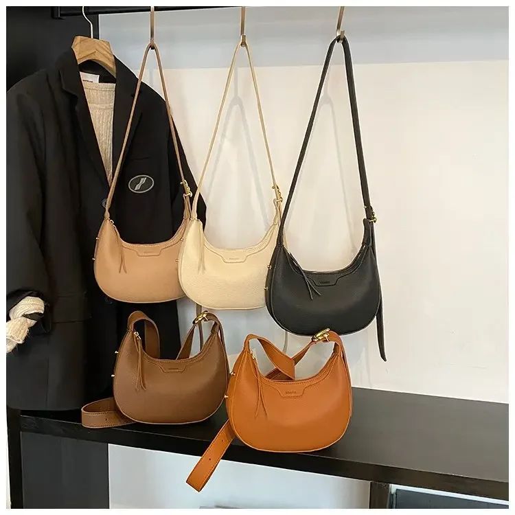 Bolso Bandolera de Cuero Casual
