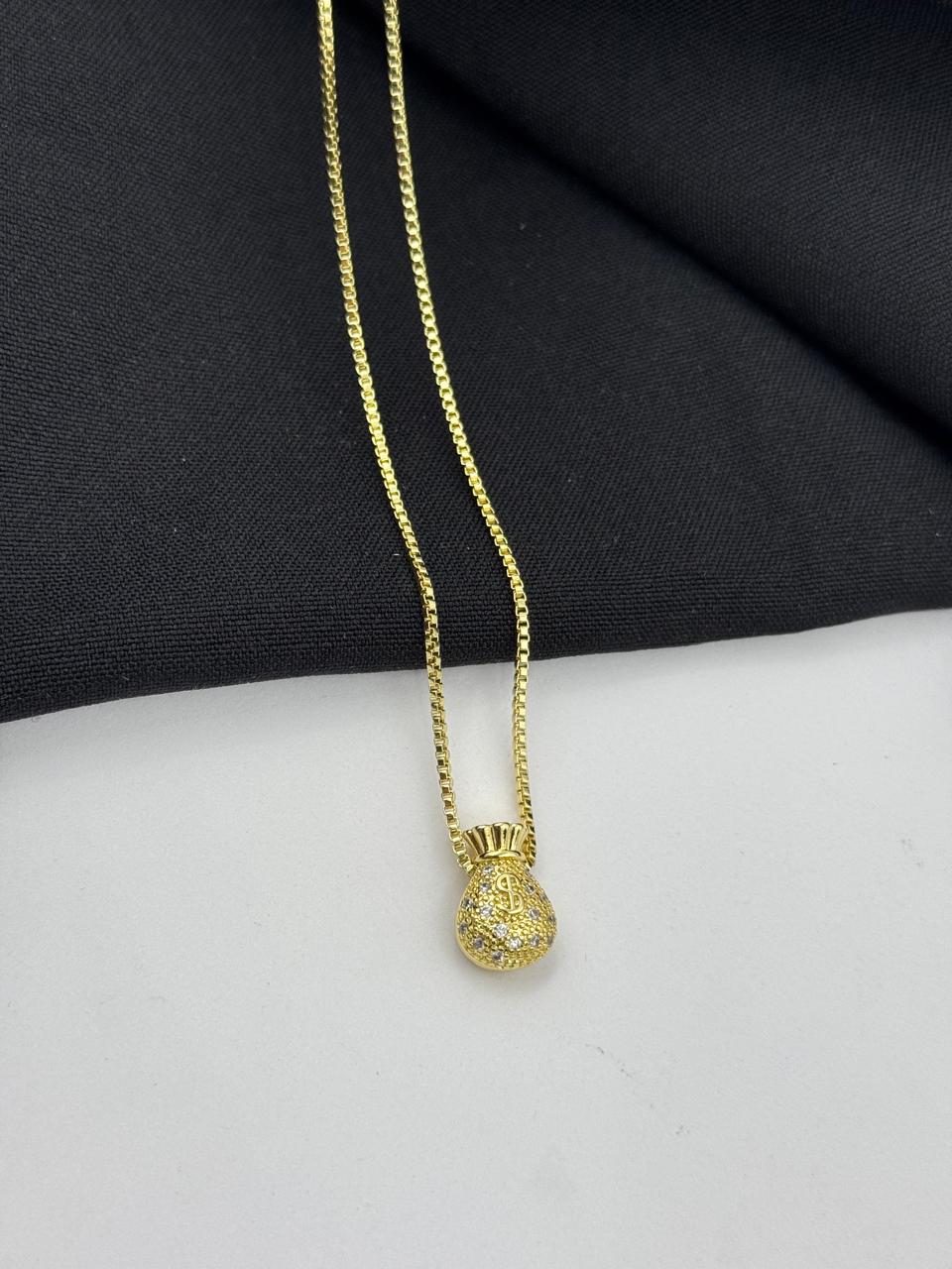 Cadena con Dije Bolsa de Dinero
