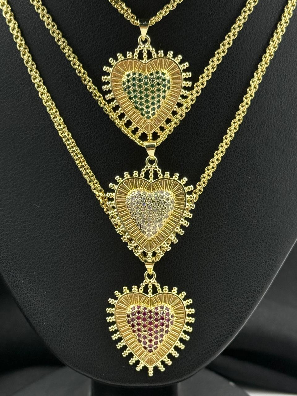 Cadena Chines Dije Corazones
