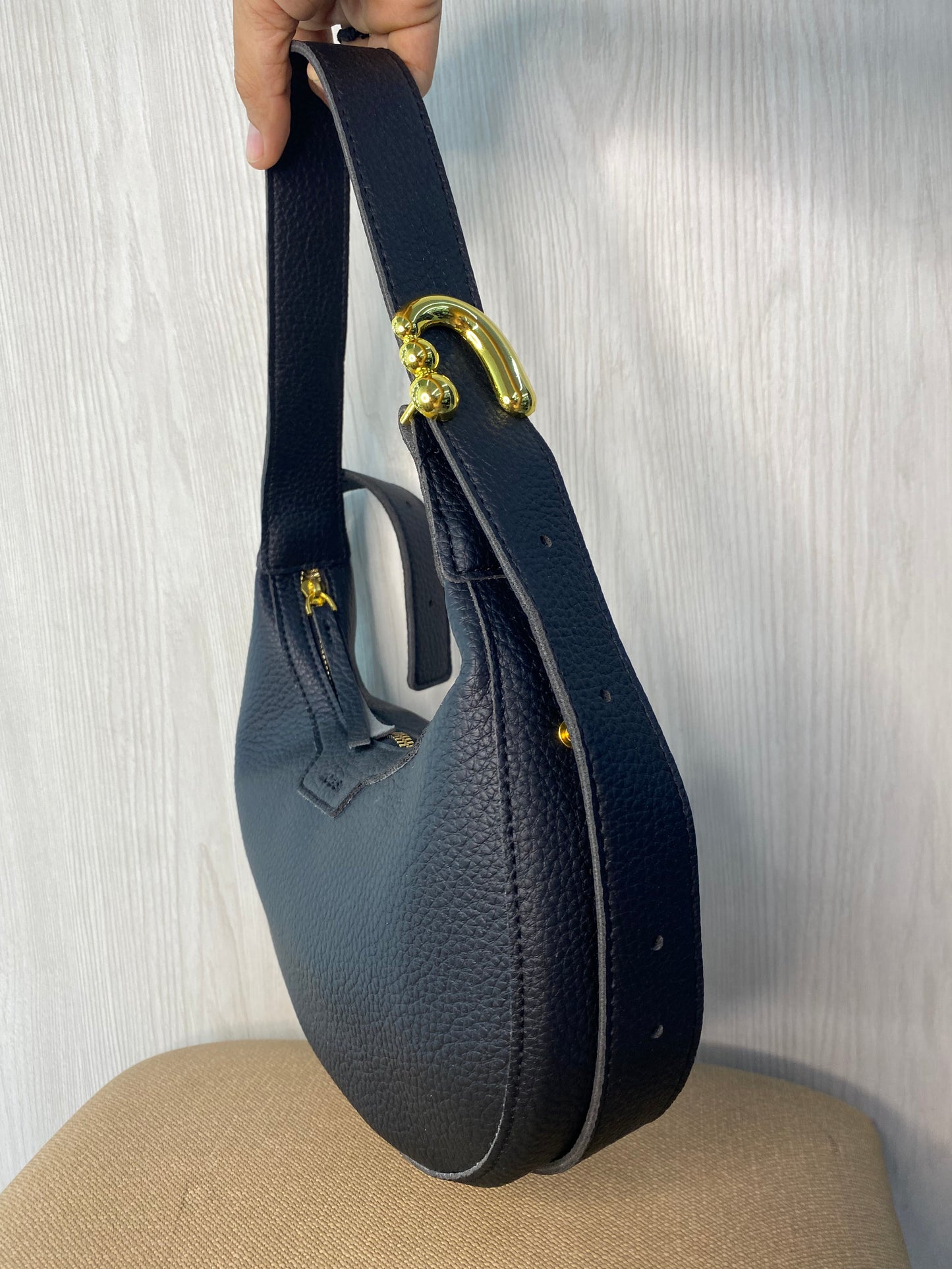 Bolso Bandolera de Cuero Casual
