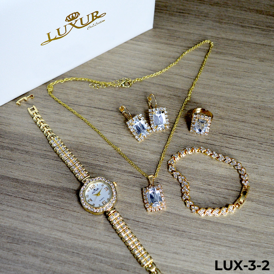 Reloj LUXUR-3 Análogo + Juego de Accesorios