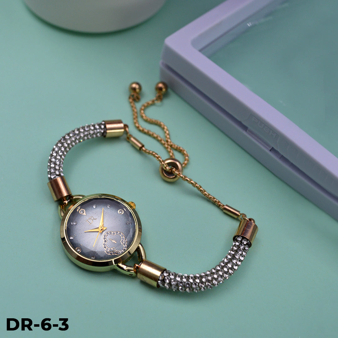 Reloj Pulsera DR-6 + Estuche