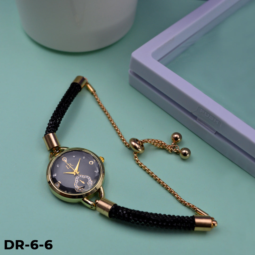 Reloj Pulsera DR-6 + Estuche