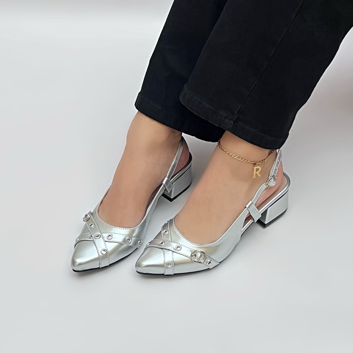 Tacón Slingback TachuelaLuxe