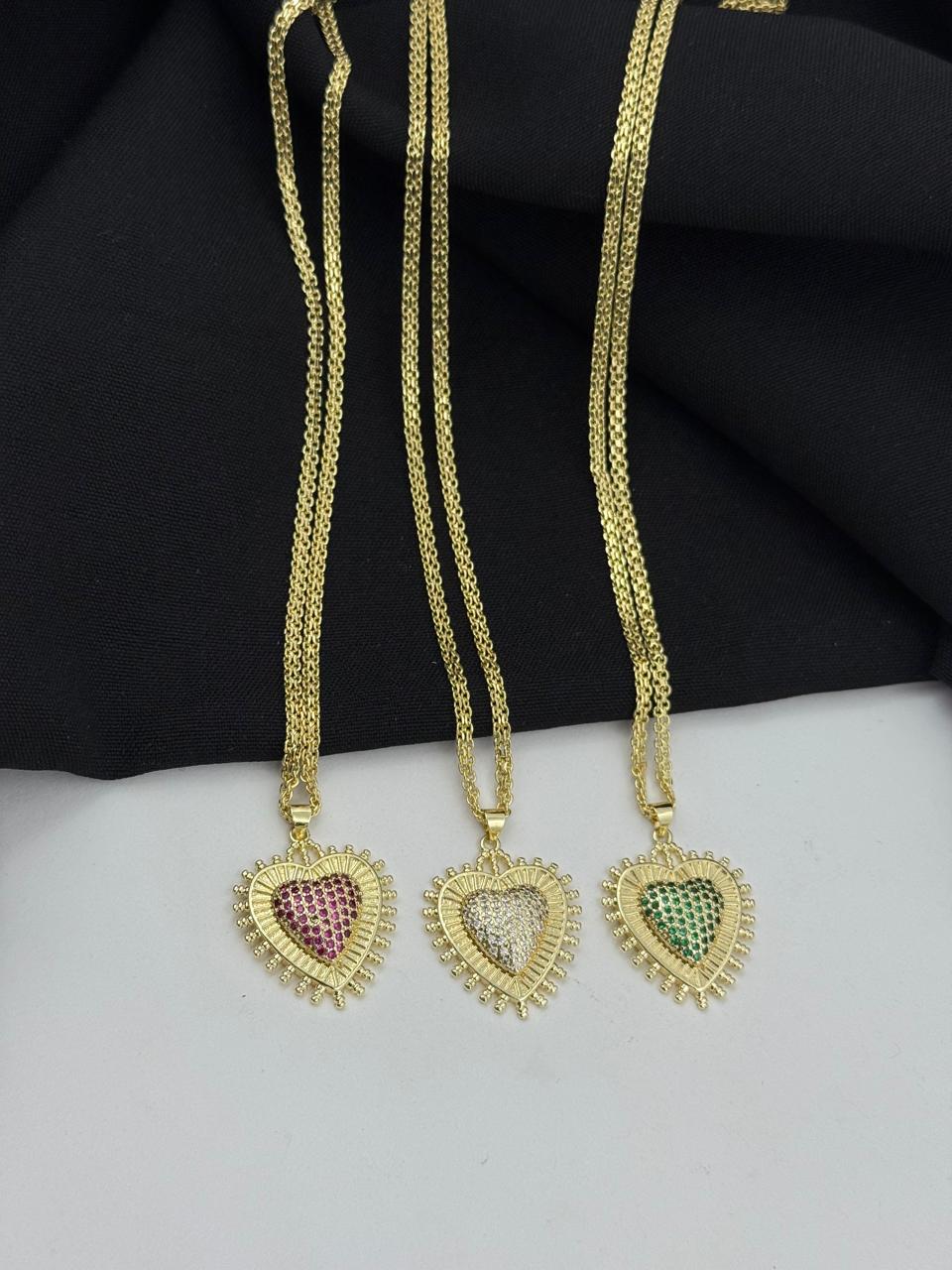 Cadena Chines Dije Corazones