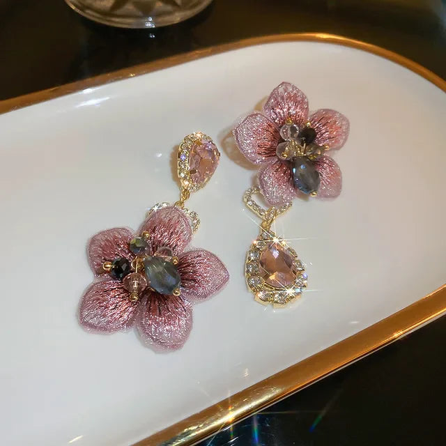 Aretes Con Forma De Flor