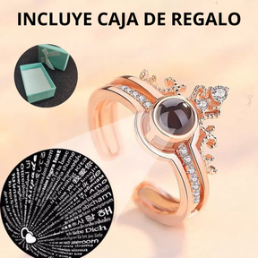 Anillo Ajustable Te Amo 100 Idiomas