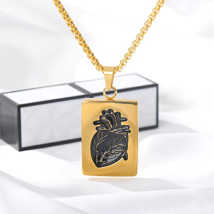Collar Corazon De Oro 2 en 1