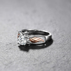 Anillo Alas De Angel Ajustable