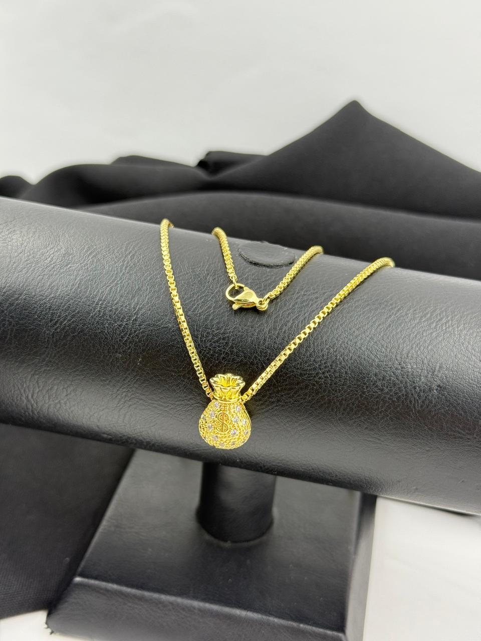 Cadena con Dije Bolsa de Dinero