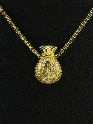 Cadena con Dije Bolsa de Dinero