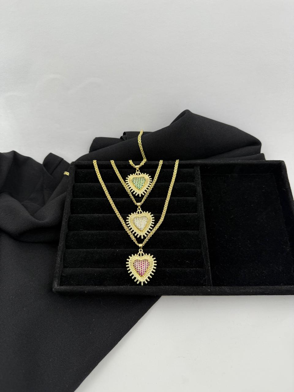 Cadena Chines Dije Corazones