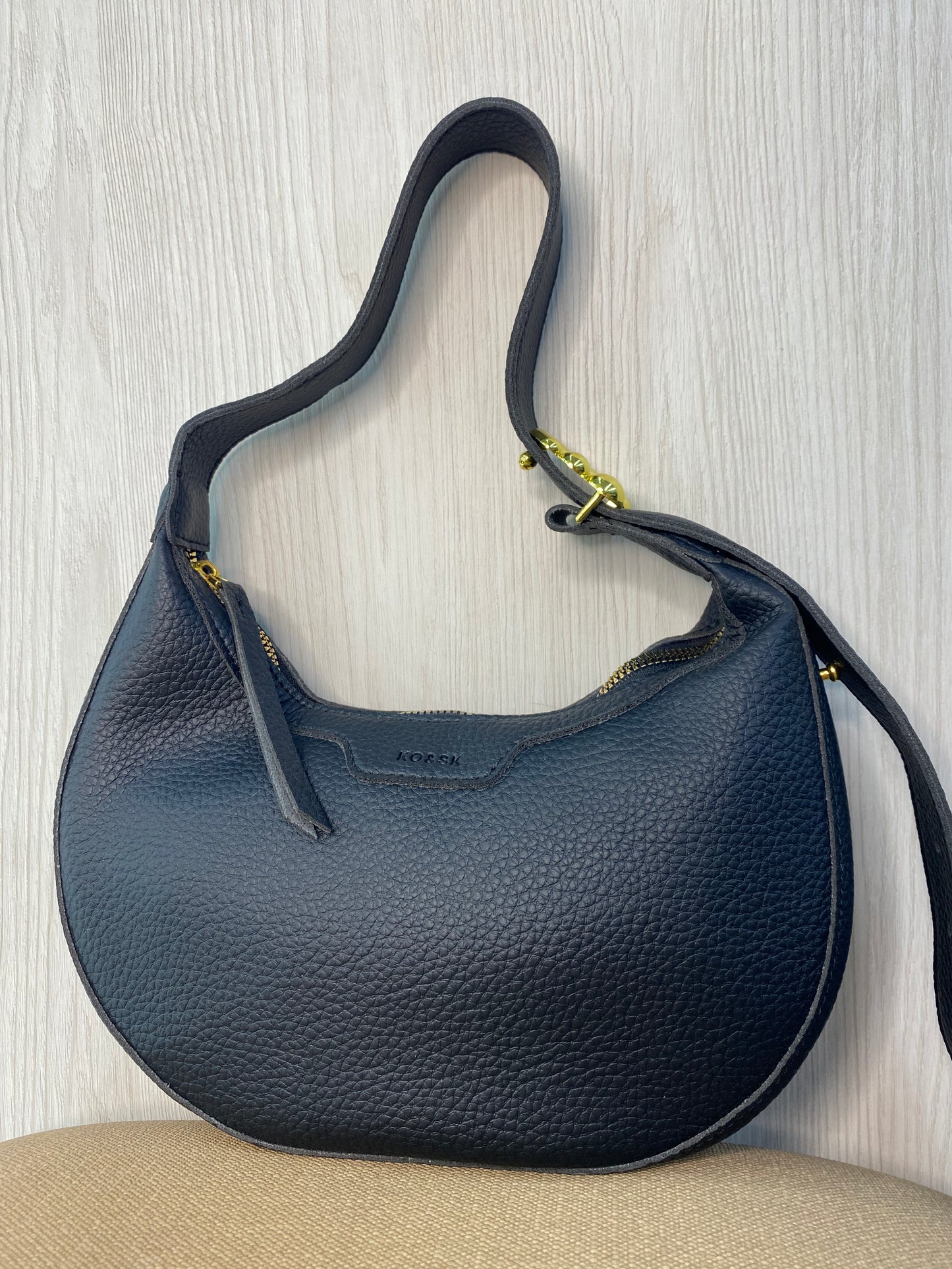 Bolso Bandolera de Cuero Casual