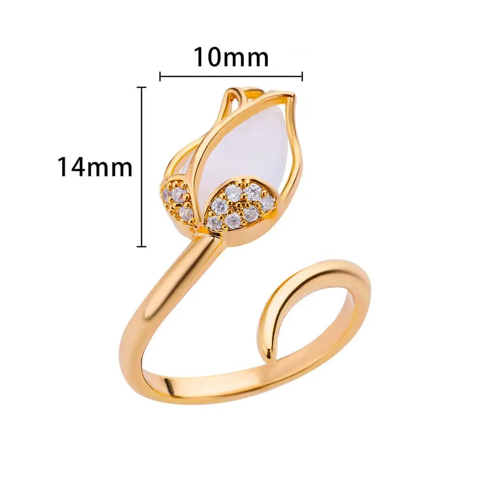 Anillo Tulipan Ajustable