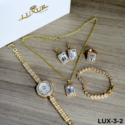 Reloj LUXUR-3 Análogo + Juego de Accesorios