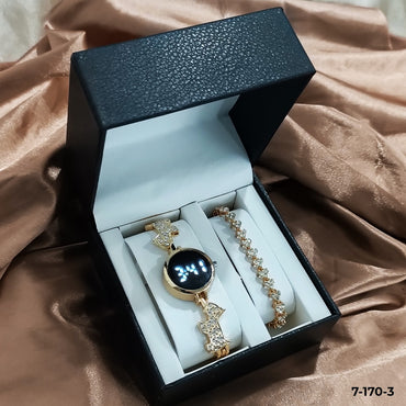 Reloj LUXUR Dorado + Pulsera