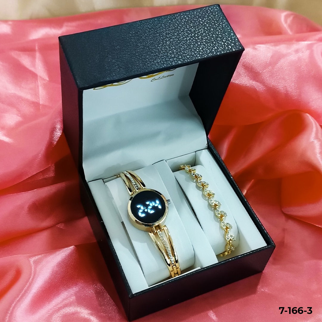 Reloj LUXUR Dorado + Pulsera