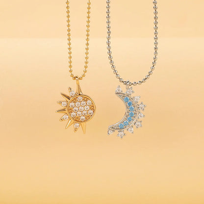 Collares Sol y Luna Eclipse Pareja