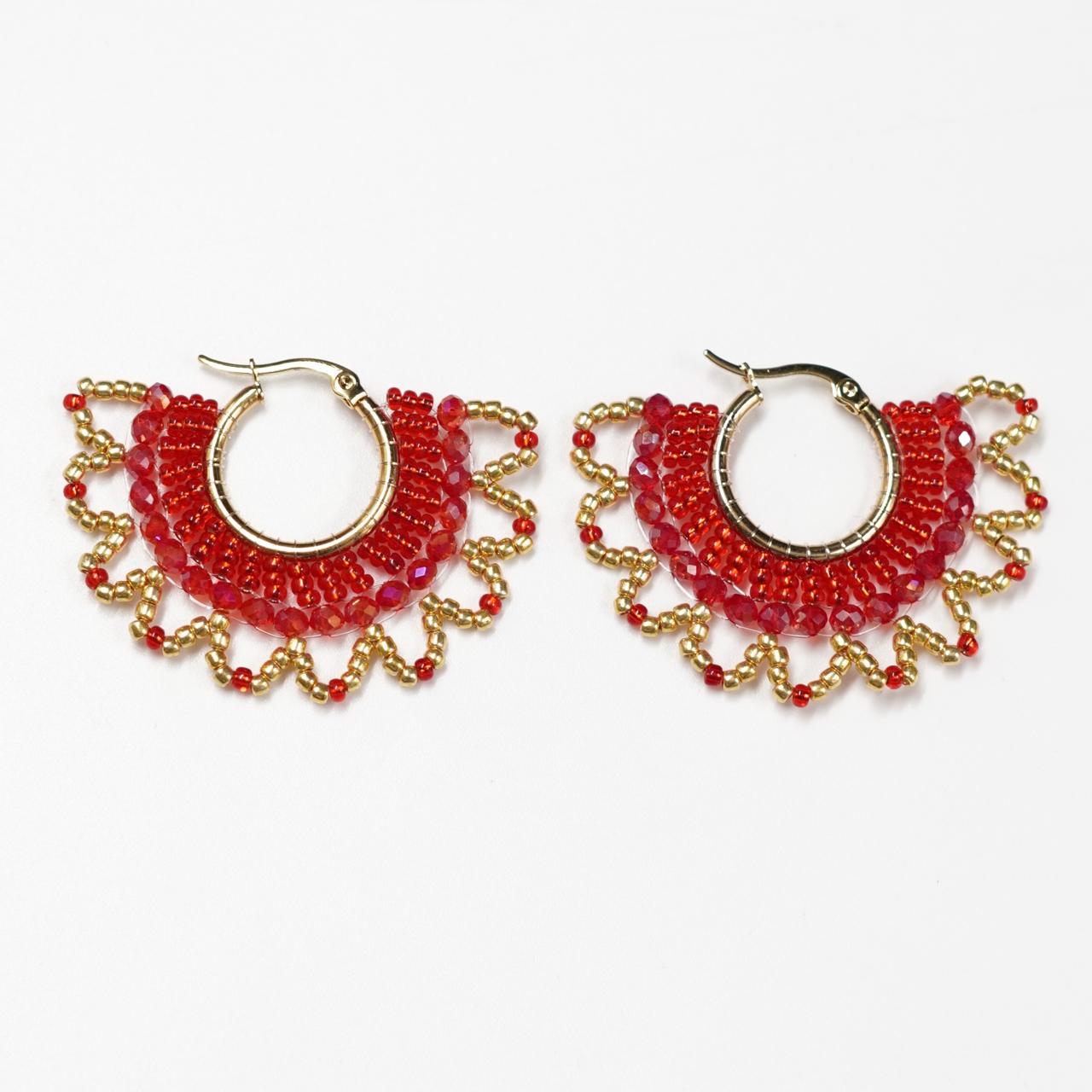 Aretes Tejidos