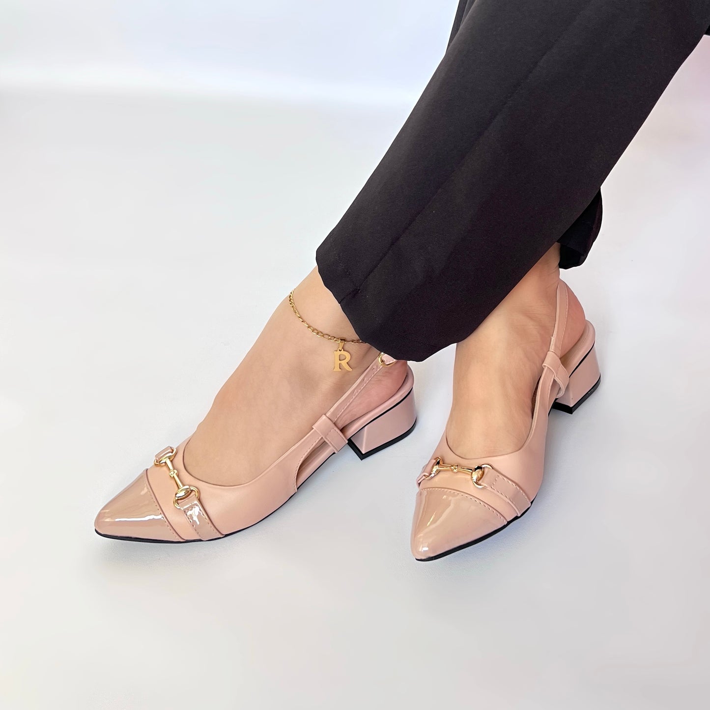 Tacón Slingback BrilloReal